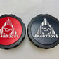 Kartboy Oil Cap V2 - Anodized Aluminum Center w/ Laser Engraved Kartboy Nuke Logo