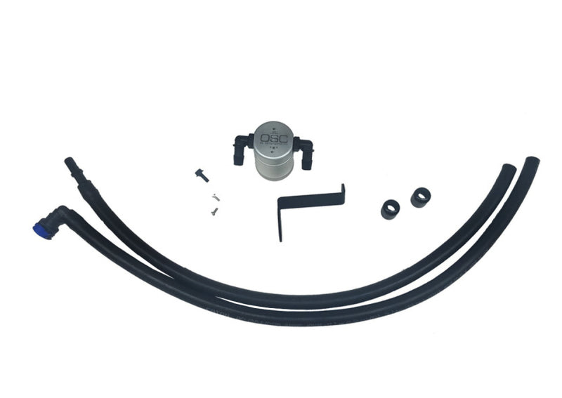 J&amp;L 2019-2023 Ford Ranger 2.3L Driver Side Oil Separator 3.0 - Clear Anodized