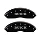MGP 4 Caliper Covers Engraved Front Buick Rear Black Finish Silver Char 2017 Buick Envision