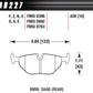 Hawk 95-99 BMW M3 E36 HP+ Street Rear Brake Pads
