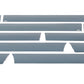 Putco 09-14 Ford F-150 Super Cab 8ft Long Box - 7in Wide (10pcs) Black Platinum Rocker Panels