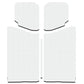 DEI 18-23 Jeep Wrangler JL 2-Door Boom Mat Headliner - 5 Piece - White