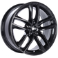 BBS SX 20x9 5x120 ET42 Crystal Black Wheel -82mm PFS/Clip Required