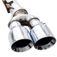 AWE Tuning 4th Gen GM 1500 5.3L 0FG Catback Split Rear Exit (w/ Bumper Cutouts) - Quad Chrome Tips