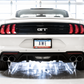 AWE Tuning 2018+ Ford Mustang GT (S550) Cat-back Exhaust - Touring Edition (Quad Chrome Silver Tips)