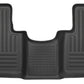 Husky Liners 13-15 Hyundai Sante Fe GLS/Limited WeatherBeater 2nd Seat Black Floor Liners