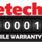 Ridetech HQ Series Shock Absorber Fixed Valve 5.25in Stroke Stud/Stud Mounting 9.05in x 14.3in