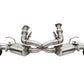 Corsa 2020 Corvette C8 3in Valved Cat-Back 4.5in Blk Quad Tips Fits Factory Perf Exhaust Deletes AFM