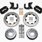 Wilwood Forged Dynalite P/S Rear Kit Drilled Rotor Mopar/Dana 2.36in Off w/Snap Ring Brng