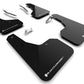 Rally Armor 2022 Subaru Forester (Incl. Wilderness) Black UR Mud Flap w/ White Logo
