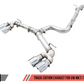 AWE Tuning MK7.5 Golf R Track Edition Exhaust w/Chrome Silver Tips 102mm