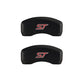 MGP 4 Caliper Covers Engraved Front & Rear No bolts/ST Red finish silver ch