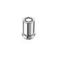 McGard Wheel Lock Nut Set - 4pk. (Tuner / Cone Seat) M12X1.25 / 13/16 Hex / 1.24in. Length - Chrome