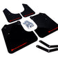 Rally Armor 08-10 Subaru WRX (Hatch & Sedan) / 08-11 Impreza 2.5i Black UR Mud Flap w/ Grey Logo