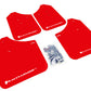 Rally Armor 02-07 Subaru WRX/STI/RS/2.5i (Wagons Req. Mod.) Red UR Mud Flap w/ White Logo