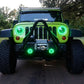 Oracle 7in High Powered LED Headlights - Black Bezel - ColorSHIFT - BC1