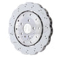 SHW 14-20 Audi R8 5.2L (Excl Ceramic Brake) Rear Drill-Dimp Lightweight Wavy Brake Rotor(4S0615601B)