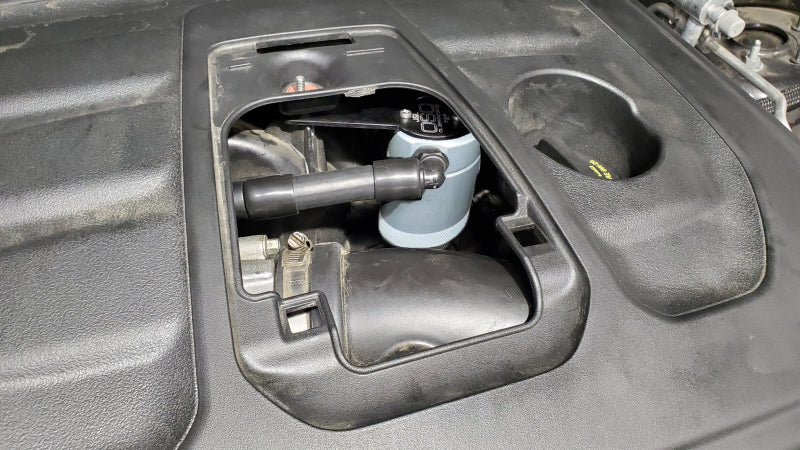J&L 16-22 Dodge Durango / Jeep Grand Cherokee 3.6L Oil Separator 3.0 Passenger Side - Clear Anodized