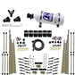 Nitrous Express 8 Cyl Dry Direct Port Three Stage 6 Solenoids Nitrous Kit (200-600HP) w/5lb Bottle