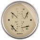AutoMeter Gauge Quad 3-3/8in. 0 Ohm(e) to 90 Ohm(f)Elec Antique Beige