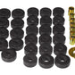 Prothane 65-67 GM Hardtop Body Mount Kit - Black