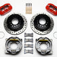 Wilwood Dynapro Low-Profile 11.00in P-Brake Kit Drill-Red Ford 8.8 w/2.50in Offset-5 Lug