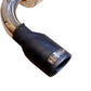 Injen 07-17 Jeep Wrangler JK 3.6L/3.8L 63mm Polished Axle-back Exhaust w/ 4in Black Tips