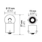 Hella Bulb 5008 12V 10W Ba15S B6 (2)