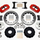Wilwood Narrow Superlite 6R Front Hub Kit 13.06in Drill Red Chevy C-10 60-87 CPP Drop Spindle