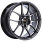 BBS RF 17x7.5 5x100 ET48 Diamond Black Wheel -70mm PFS/Clip Required