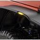 Bushwacker 07-18 Jeep Wrangler Flat Style Flares 2pc - Black