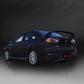Corsa 08-14 Mitsubishi Lancer Evolution X Sedan 2.0L Black Sport Dual Rear Cat-Back Exhaust