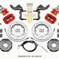 Wilwood Dynapro Radial4 / MC4 Rear Kit 12.19 Red 2014-2015 Mini Cooper w/Lines & Cables