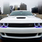Oracle 15-21 Dodge Challenger Dynamic Surface Mount Headlight Halo Kit - ColorSHIFT - Dynamic