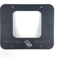 Fishbone Offroad 97-06 Jeep Wrangler TJ Tailgate Plate - Black Textured Powercoat Aluminum