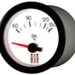 Autometer Stack 52mm 60-150 Deg C M10 Male Electric Oil Temp Gauge - White