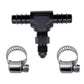Nitrous Express 5/16 Fuel T 5/16 Hose Barb to 4AN Male