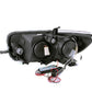 ANZO 2008-2010 Scion Xb Projector Headlights w/ Halo Black