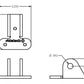 Ridetech Bracket to Mount C4 Corvette ShockWave Lower Control Arm