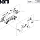Mishimoto 21+ Bronco 2.3L High Mount INT Kit SL Core P Pipes