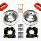 Wilwood Forged Dynalite P/S Park Brake Kit Red Chevy C-10 2.42 Offset 5-lug