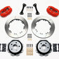 Wilwood Dynapro Rear Kit 12.19in Red Subaru Impreza WRX