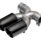 SOUL 13-16 Porsche 987.2 / 981 Cayman / Boxster Bolt-On X-Pipe w/ Tips - Black Chrome Dual Wall Tips