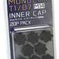 Project Kics M14 Monolith Cap - Black (Only Works For M14 Monolith Lugs) - 20 Pcs