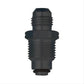 Fragola -6AN x 18mm x 1.5 Male Adapter-F.I. - Black