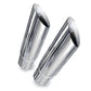 Stainless Works Angle Cut Resonator Tips 2 1/2in ID Inlet 3in Body
