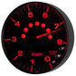 Autometer Spek-Pro Gauge Tachometer 5in 8K Rpm W/Shift Light & Peak Mem Black/Black