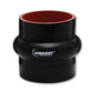 Vibrant 4 Ply Reinforced Silicone Hump Hose Connector - 4in I.D. x 3in long (BLACK)