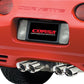 Corsa 97-04 Chevrolet Corvette C5 Z06 5.7L V8 Polished Xtreme Cat-Back + XO Exhaust