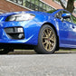 Rally Armor 15-21 Subaru WRX/STI (Sedan ONLY) Blue UR Mud Flap w/ White Logo